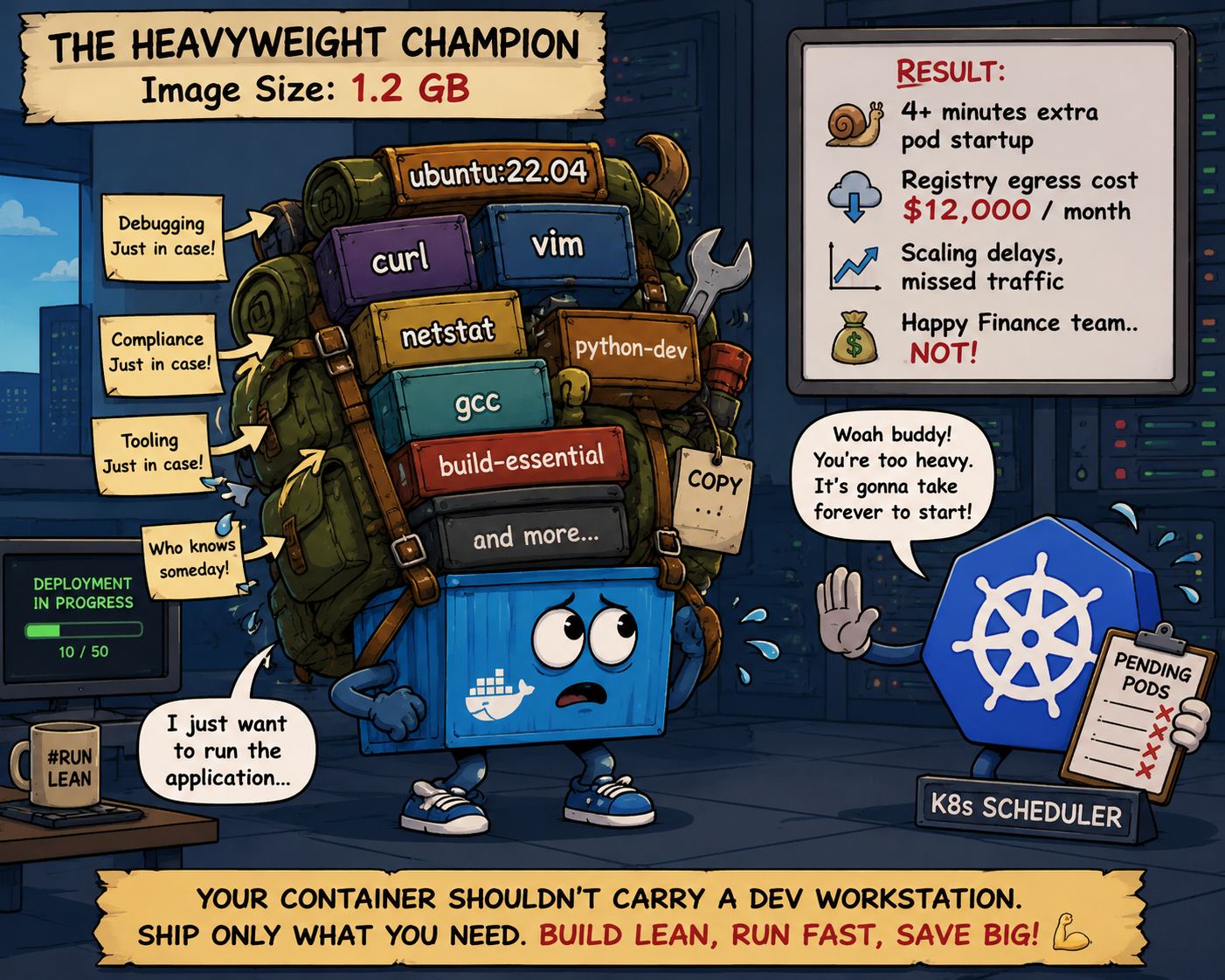 container image bloat